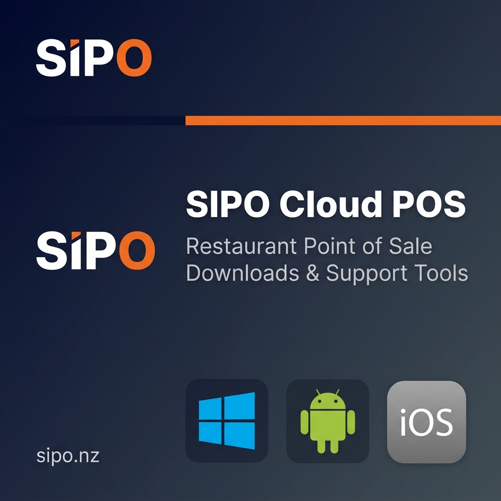 SIPO POS - Restaurant Point of Sale Downloads & Support Tools